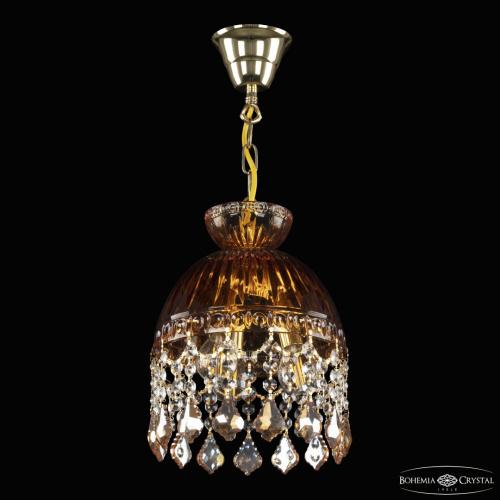 Подвесной светильник с хрустальными плафонами 5478/22 G Amber/M-1G Leafs K721 Bohemia Ivele Crystal (Богемия Ивеле Кристалл)