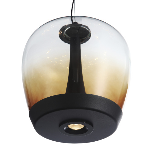 SL6014.413.01 Светильник подвесной ST-Luce Черный/Коричневый, Черный LED 1*17W 3000K RIPPLE фото 5