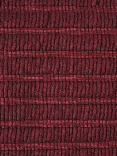Подушка Ridge 45x45 cm Burgundy Cotton Wool-Mix фото 3
