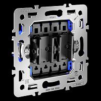 Механизм перекрестного переключателя двухклавишного 10А, S70 Voltum VLS0205M