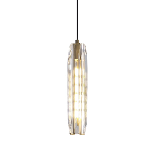 Подвесной светильник MT8851-1H bronze/clear
