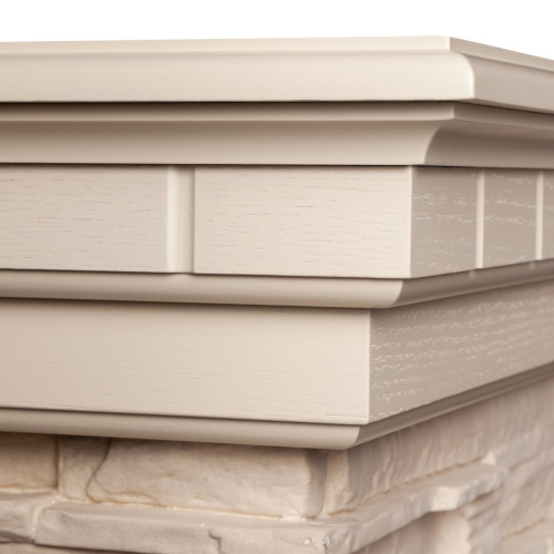 Каминокомплект ELFORD/РАЛЬФ Белый дуб с очагом Электроочаг FIREFIELD 25 фото 2