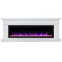 Электрокамин RealFlame Islandia 60 WT белый с очагом Saphir 60