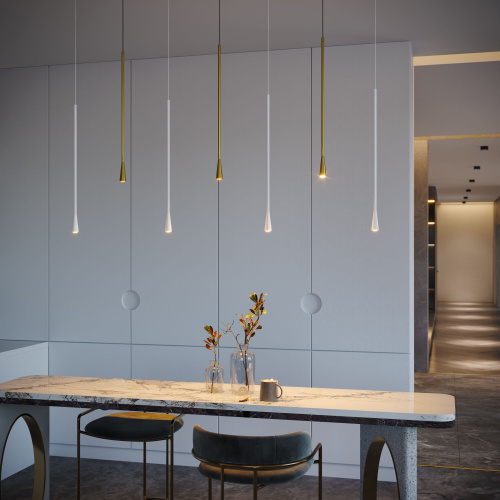Светильник подвесной светодиодный Vist 7W 3000K белый 50312 LED фото 2