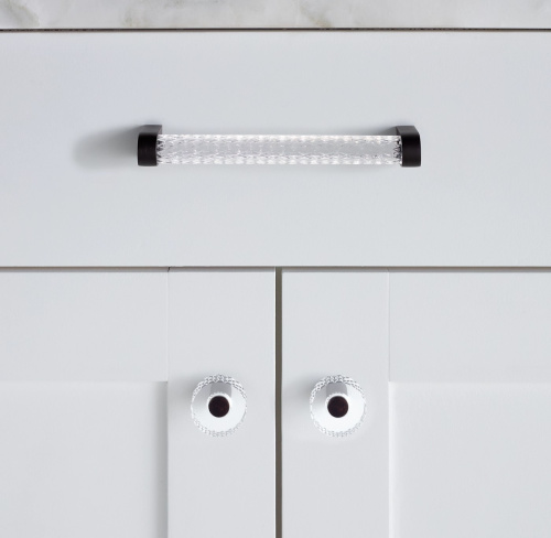 Ручка-скоба Lambeth Knurled Crystal L.15.2 Bronze фото 3