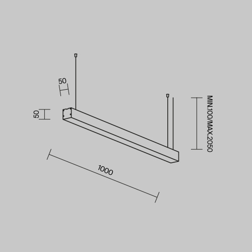 Линейный светильник Technical LL312027 фото 3