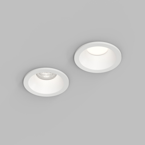 Встраиваемый влагозащищённый светильник COVE, IP44, до 15 Вт LED, GU10, алюминий, белый фото 4