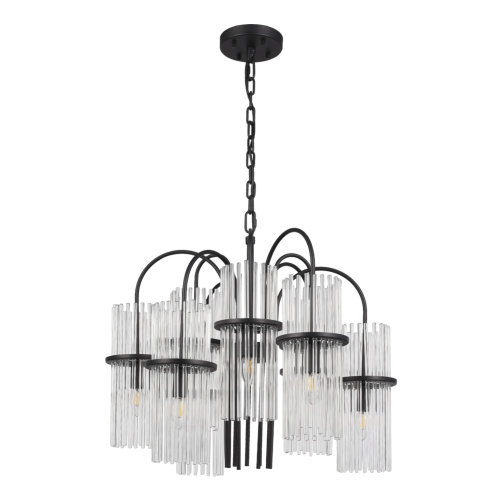 SL6145.403.09 Светильник подвесной ST-Luce черный/прозрачный E14 9*40W TASSE фото 4