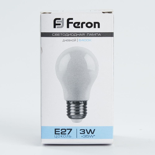 Лампа светодиодная Feron LB-375 E27 3W матовая 230V 6400K фото 7