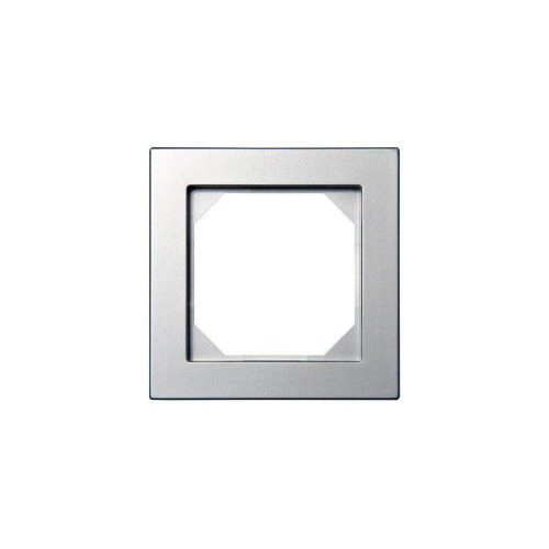 Рамка 1-постовая Liregus Epsilon серебро 28-186 Рамка 1-постовая Liregus Epsilon серебро 28-186