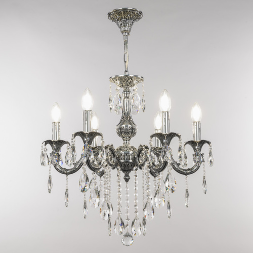 Люстра с хрустальными подвесками AL79101/6/175 B NB Bohemia Ivele Crystal (Богемия Ивеле Кристалл) фото 3