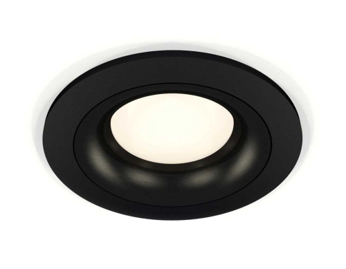 Комплект встраиваемого светильника Ambrella light Techno Spot XC7622002 SBK/PBK черный песок/черный полированный (C7622, N7011)
