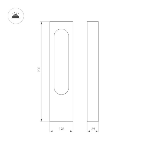 Уличный светодиодный светильник Arlight LGD-Muse-Boll-H900-12W Warm3000 037523 фото 3