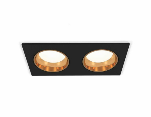 Комплект встраиваемого светильника Ambrella light Techno Spot XC6526004 SBK/PYG черный песок/золото желтое полированное (C6526, N6113) фото 2