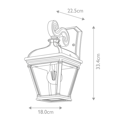 Настенный фонарь Elstead Lighting, Арт. BAYVIEW-2M-BK фото 4