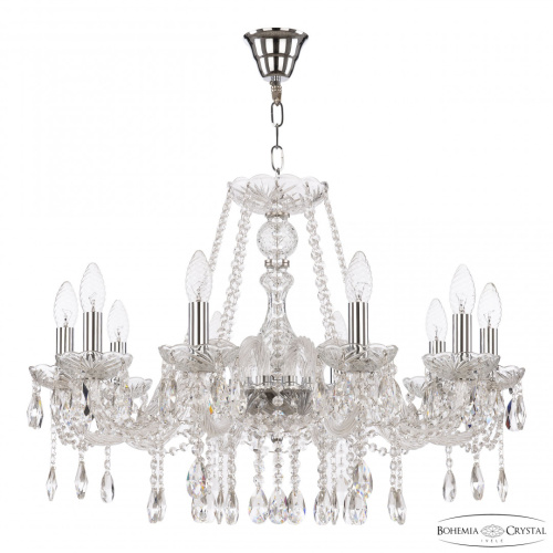 Люстра хрустальная 116/10/240 Ni Bohemia Ivele Crystal (Богемия Ивеле Кристалл)
