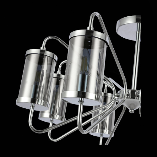 SLE102302-08 Светильник потолочный Хром/Дымчатый E14 8*40W VALIERI фото 4