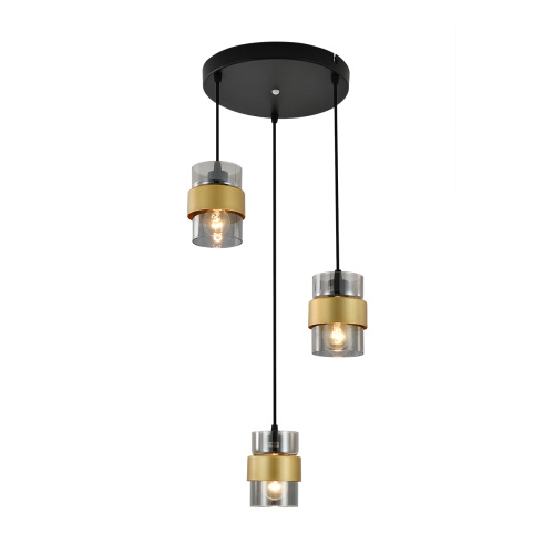 Подвесной светильник Escada 1139/3S E14*40W Black/Gold