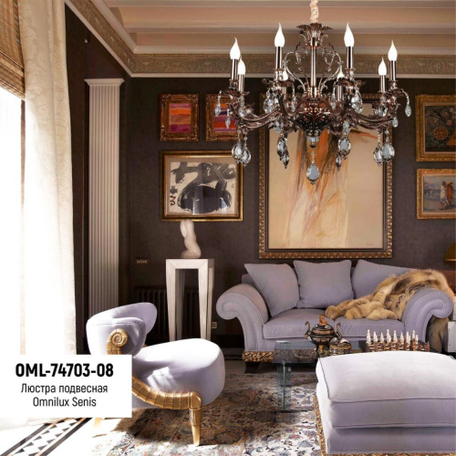 Люстра подвесная OML-74703-08 фото 4