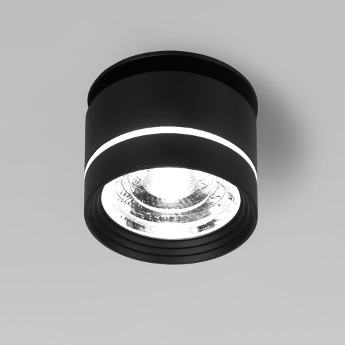 Встраиваемый поворотный светодиодный светильник 8W 4200K чёрный 25035/LED фото 6