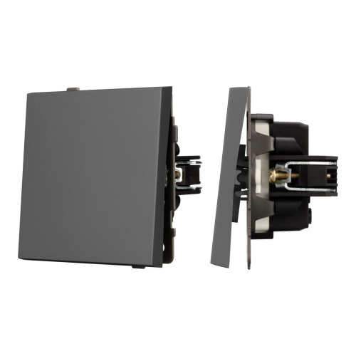 Механизм звонкового выключателя SWT-TENDO-MKR1-SFPL-GR (230V, 10A) Arlight 054589 Механизм звонкового выключателя SWT-TENDO-MKR1-SFPL-GR (230V, 10A) Arlight 054589