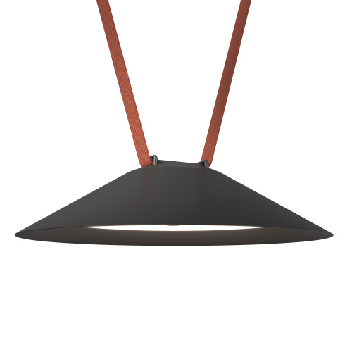 DK5565-BK Cветильник для трека-ремня Belty, серия Flow, со светодиодом, D300*H71мм, 48V DC, 20W, RA90, 120°, 3000K, IP20, черный, алюминий фото 4