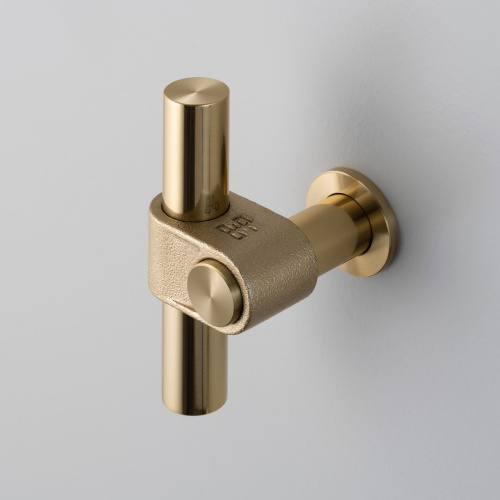 Ручка-кнопка T-Bar Cast Brass фото 3