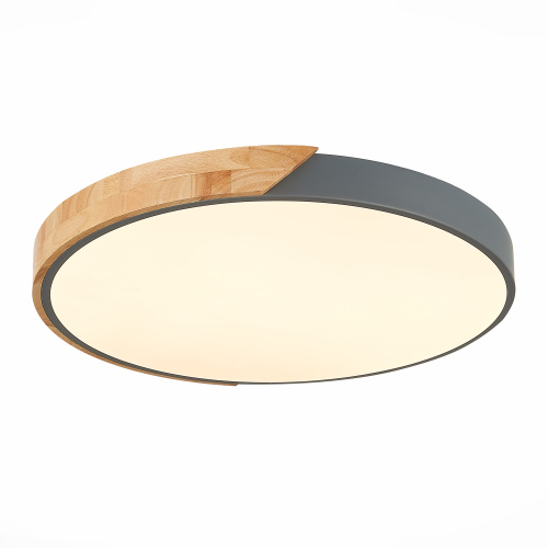 SLE200972-01 Светильник потолочный Серый, Светлое дерево/Белый LED 1*45W 3000K/4000K/6000K FESTA фото 13