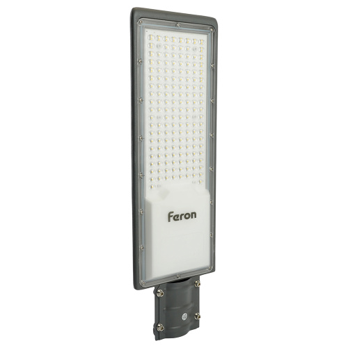 Светодиодный уличный консольный светильник Feron SP3035 120W 6400K 230V, серый фото 2