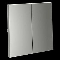 Клавиши для выключателя/переключателя двухклавишного S70 (сталь) Voltum VLS000305