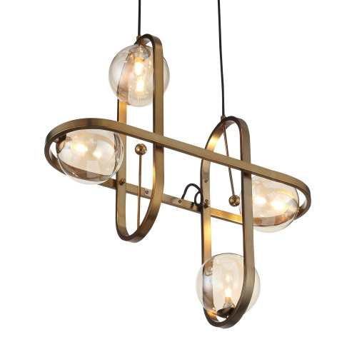 SL1201.203.04 Светильник подвесной ST-Luce Бронзовый/Коньячный G9 4*5W CIRCONO фото 7