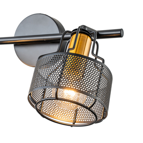 Настенно-потолочный свет Escada 1100/2A E14*40W Black/Gold фото 4