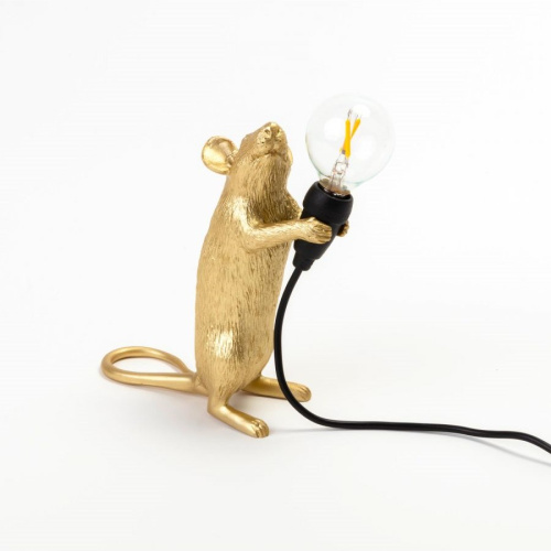 Настольная лампа Mouse Lamp Standing GOLD USB фото 7 Настольная лампа Mouse Lamp Standing GOLD USB фото 7