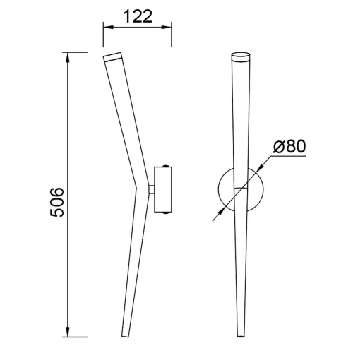 Настенный светильник Mantra Boomerang 9236 фото 6