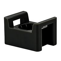 Площадка под стяжку для прямого монтажа STEKKER PMCL2316B  23*16 мм, черный (100 шт в упаковке)