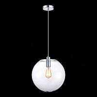 SL1056.133.01 Подвес ST-Luce Хром/Прозрачный E27 1*60W NOOR