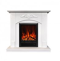 Электрокамин RealFlame Nikki WT белый матовый с очагом Eugene