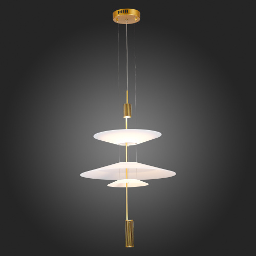 SL6101.213.01 Люстра подвесная ST-Luce Золотистый/Белый LED 1*15W 3000K ISOLA фото 9