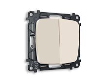 Комплект механизма 2-кл выключателя AMBRELLA VOLT OMEGA Бежевый матовый QUANT (OP3230, VM115) MO323010