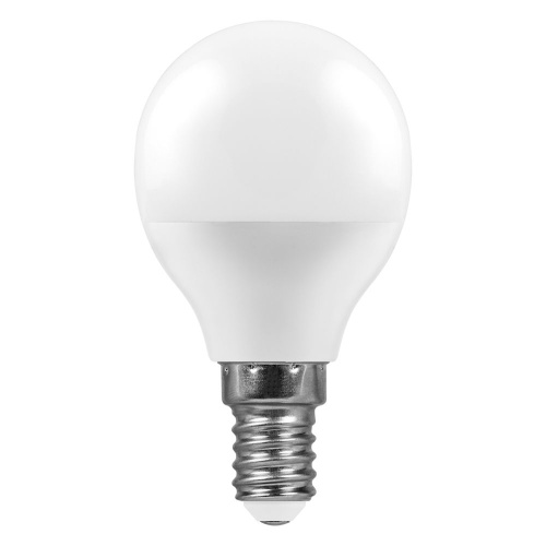 Лампа светодиодная Feron LB-95 Шарик E14 7W 175-265V 6400K фото 2