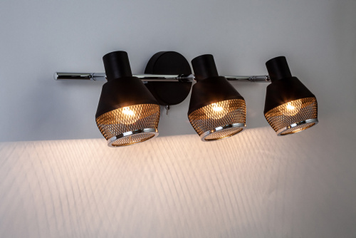 Спот Escada 1116/3A E14*40W Black/Chrome фото 4