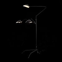 SL305.405.03 Торшер ST-Luce Черный/Черный, Белый E27 3*60W SPRUZZO