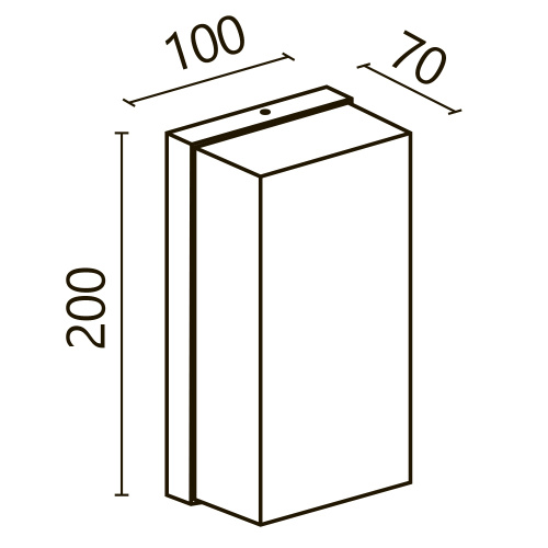 Уличный настенный светильник Outdoor O454WL-L10GF3K фото 4