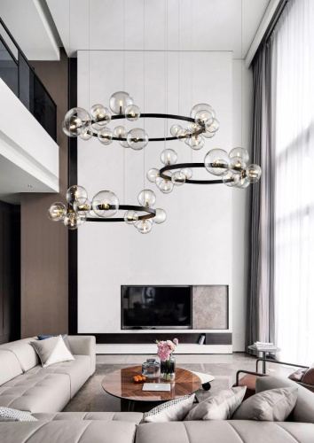 Люстра 771120 black/clear фото 5