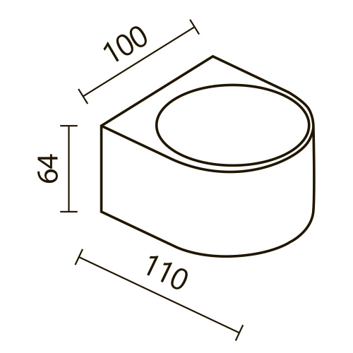 Архитектурная подсветка Outdoor O435WL-L5GF3K фото 4