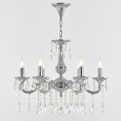 Люстра с хрустальными подвесками AL78101/6/175 A Ni Bohemia Ivele Crystal (Богемия Ивеле Кристалл) фото 4 Люстра с хрустальными подвесками AL78101/6/175 A Ni Bohemia Ivele Crystal (Богемия Ивеле Кристалл) фото 4