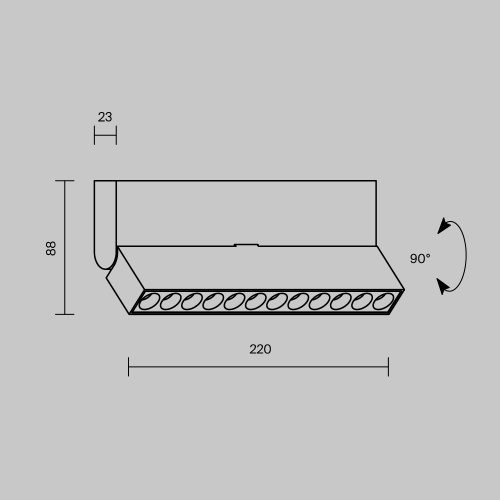 Потолочный светильник Technical C136CL-12W3K-W фото 2