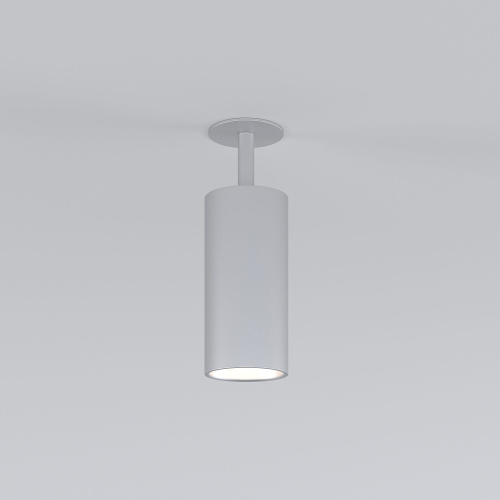Встраиваемый светодиодный светильник Diffe серебряный 25066/LED фото 2