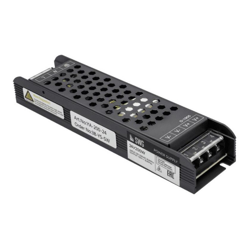 Блок питания SWG 24V 200W IP20 8,3A YA-200-24 002834 фото 3 Блок питания SWG 24V 200W IP20 8,3A YA-200-24 002834 фото 3