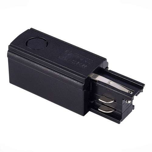 ST030.409.10L Левый Токоподвод для трехфазного шинопровода ST-Luce Черный TRACE фото 2